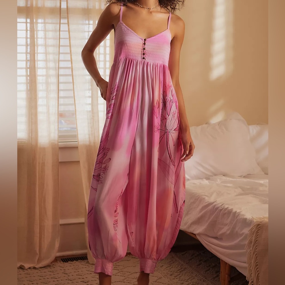 Anthropologie Printed Lounge Jumpsuit, SP